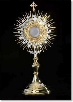 Jesus in blessed sacrament